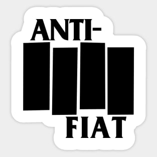 Anti Fiat Sticker